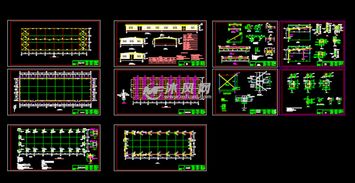20米跨度钢结构厂房结构设计施工图